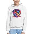 Gen Alpha Slang Ice Cream Drip Six Seven 67 Baseball Catcher Graphic Youth Hoodie