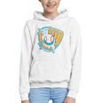Ice Cream Baseball Mitt Drippy Scoop Baseball Sports Graphic Youth Hoodie