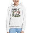 Kids I Just Hit 100 Days Boys 100 Days Of School Baseball Kids Graphic Youth Hoodie