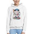 Melting Slime Sprinkle Baseball Mascot With Bat Graphic Youth Hoodie Melting Slime Sprinkle Baseball Mascot With Bat Graphic Youth Hoodie