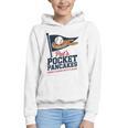 Pat's Pocket Pancakes Flag Baseball On Pancake Graphic Youth Hoodie Pat's Pocket Pancakes Flag Baseball On Pancake Graphic Youth Hoodie