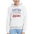 Sister Of Rookie 1st Birthday Baseball Boy Family Matching Graphic Youth Hoodie Sister Of Rookie 1st Birthday Baseball Boy Family Matching Graphic Youth Hoodie