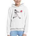 Valentines Baseball Batter Heart Player Silhouette Premium Tri-Blend Graphic Youth Hoodie Valentines Baseball Batter Heart Player Silhouette Premium Tri-Blend Graphic Youth Hoodie