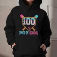 100 Days Of School Baseball Ice Cream Drip 100th Day School Graphic Youth Hoodie 100 Days Of School Baseball Ice Cream Drip 100th Day School Graphic Youth Hoodie
