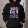 100 Days Of School Baseball Ice Cream Drip For Boys Kid Graphic Youth Hoodie