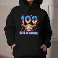 100 Days Of School Baseball Ice Cream Drip Kids Boys Teacher Graphic Youth Hoodie