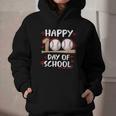 100 Days Of School Baseball Theme Kids Teens Boys 100th Day Graphic Youth Hoodie