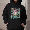100 Days Of School Drip Baseball 100th Day Baseball School Graphic Youth Hoodie