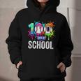 100 Days Of School Dripping Baseball Boys Kids Teacher Graphic Youth Hoodie