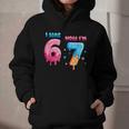 I Was 6 Now I'm 7 Birthday Baseball Drip For Boys Kid Graphic Youth Hoodie I Was 6 Now I'm 7 Birthday Baseball Drip For Boys Kid Graphic Youth Hoodie