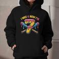 I Was 6 Now I'm 7 Dripping Ice Cream Baseball 67 Drip Graphic Youth Hoodie