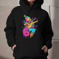 67 Baseball Dabbing Banana 6 7 Dripping Ice Cream Meme Graphic Youth Hoodie