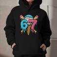 67 Baseball Ice Cream Drip Player Graphic Youth Hoodie