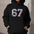67 Sports Meme – Baseball Number 6 7 Graphic Youth Hoodie