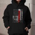 American Flag Baseball Team Baseball Player Baseball Graphic Youth Hoodie
