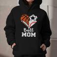 Ball Mom Heart Soccer Basketball Baseball Football Mom Graphic Youth Hoodie Ball Mom Heart Soccer Basketball Baseball Football Mom Graphic Youth Hoodie
