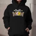 Ball Mom Leopard Baseball Softball Player Mom Graphic Youth Hoodie Ball Mom Leopard Baseball Softball Player Mom Graphic Youth Hoodie