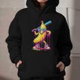 Banana With Baseball Bat Street Baseball Drip Graphic Youth Hoodie Banana With Baseball Bat Street Baseball Drip Graphic Youth Hoodie