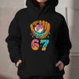 Baseball 67 Ice Cream Drip 67 Six Seven Meme 67th Birthday Graphic Youth Hoodie Baseball 67 Ice Cream Drip 67 Six Seven Meme 67th Birthday Graphic Youth Hoodie