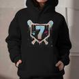 Baseball 7 Year Old Ice Cream Drip 7th Birthday Boy Number 7 Graphic Youth Hoodie Baseball 7 Year Old Ice Cream Drip 7th Birthday Boy Number 7 Graphic Youth Hoodie