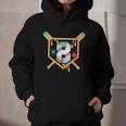 Baseball 8 Year Old Ice Cream Drip 8th Birthday Boy Number 8 Graphic Youth Hoodie Baseball 8 Year Old Ice Cream Drip 8th Birthday Boy Number 8 Graphic Youth Hoodie