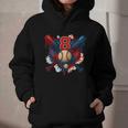Baseball 8 Year Old Splash Drip 8th Birthday Boy Number 8 Graphic Youth Hoodie Baseball 8 Year Old Splash Drip 8th Birthday Boy Number 8 Graphic Youth Hoodie