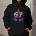 Baseball Bat Hands Drip 67 Six Seven Gen Alpha Slang Meme Graphic Youth Hoodie Baseball Bat Hands Drip 67 Six Seven Gen Alpha Slang Meme Graphic Youth Hoodie