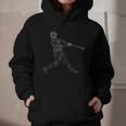 Baseball Batter Line Abstract Geometry Team Player Family Graphic Youth Hoodie