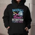 Baseball Or Bows Big Brother Loves You Gender Pink Or Blue Graphic Youth Hoodie Baseball Or Bows Big Brother Loves You Gender Pink Or Blue Graphic Youth Hoodie