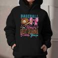 Baseball Or Bows Great Grandma Loves You Gender Reveal Graphic Youth Hoodie