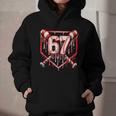 Baseball Candy Cane Drip 6 7 Six Seven Meme Christmas Boys Graphic Youth Hoodie