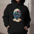 Baseball Catcher Mask Ice Cream Dripping Baseball Boy Youth Graphic Youth Hoodie