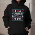 Baseball Catcher Ugly Christmas Sweater Pattern Sports Xmas Graphic Youth Hoodie Baseball Catcher Ugly Christmas Sweater Pattern Sports Xmas Graphic Youth Hoodie
