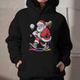 Baseball Christmas Santa Claus Batter Baseball Drip Graphic Youth Hoodie Baseball Christmas Santa Claus Batter Baseball Drip Graphic Youth Hoodie
