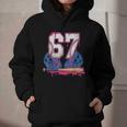 Baseball Drip 67 Meme Six Seven 6-7 Gen Alpha Slang Graphic Youth Hoodie Baseball Drip 67 Meme Six Seven 6-7 Gen Alpha Slang Graphic Youth Hoodie