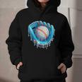 Baseball Drip Ice Cream Glove With Sprinkles Ball Boys Youth Graphic Youth Hoodie