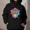 Baseball Drip Jersey Number 67 For Players & 67th Birthday Graphic Youth Hoodie Baseball Drip Jersey Number 67 For Players & 67th Birthday Graphic Youth Hoodie
