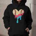 Baseball Drip Melting Ice Cream Baseball Heart Boys Girls Graphic Youth Hoodie Baseball Drip Melting Ice Cream Baseball Heart Boys Girls Graphic Youth Hoodie