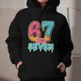 Baseball Drip Number 67 Player Trendy 6 7 Meme Graphic Youth Hoodie