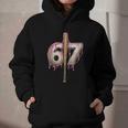 Baseball Drip Number 67 Sports Player Six Seven Meme Fan Graphic Youth Hoodie