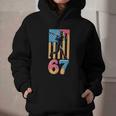 Baseball Drip USA Flag 67 Player 67th Birthday Ice Cream 67 Graphic Youth Hoodie