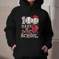 Baseball Happy 100 Days Of School Boy Girl Kid Teacher Graphic Youth Hoodie