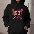 Baseball Ice Cream Drip Number 67 Meme Valentine Couple Love Graphic Youth Hoodie