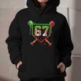 Baseball Ice Cream Drip Number 67 Player 6 7 Christmas Pjs Graphic Youth Hoodie Baseball Ice Cream Drip Number 67 Player 6 7 Christmas Pjs Graphic Youth Hoodie