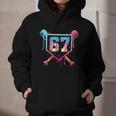 Baseball Ice Cream Drip Number 67 Player 67th Birthday Graphic Youth Hoodie Baseball Ice Cream Drip Number 67 Player 67th Birthday Graphic Youth Hoodie