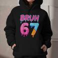 Baseball Ice Cream Drip Number 67 Player Or 67th Birthday Graphic Youth Hoodie Baseball Ice Cream Drip Number 67 Player Or 67th Birthday Graphic Youth Hoodie