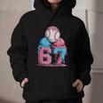 Baseball Ice Cream Drip Six Seven Gen Alpha Meme 67 Graphic Youth Hoodie