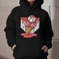 Baseball Ice Cream Drip Baseball Strawberry For Youth Red Graphic Youth Hoodie Baseball Ice Cream Drip Baseball Strawberry For Youth Red Graphic Youth Hoodie
