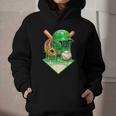 Baseball Life Style Ice Cream Drip Green Graphic Youth Hoodie Baseball Life Style Ice Cream Drip Green Graphic Youth Hoodie