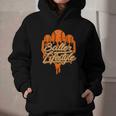 Baseball Lifestyle Home Plate Orange Ice Cream Drip Men Boys Graphic Youth Hoodie